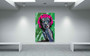 Marylin Monroe Green Pink Blue Self Portrait Oil on Canvas