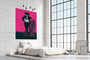 On Sale Manet Spanish Majo Style in Pink Oil on Canvas coffee table and pink modern chairs by Neoclassical Pop Art