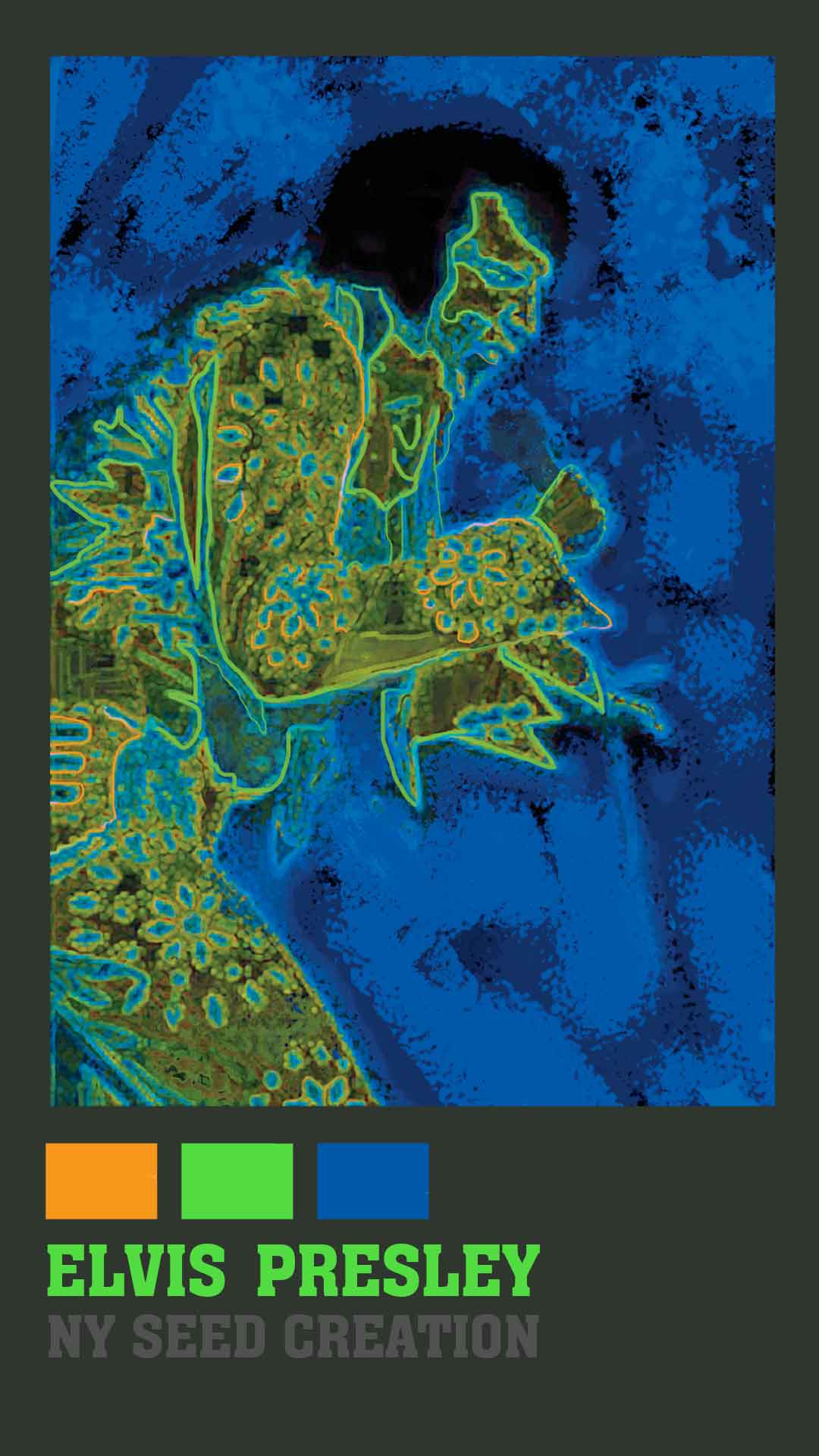 elvis presly pop art portrait by priya n. chen at neoclassical pop art elvis presly pop art portrait