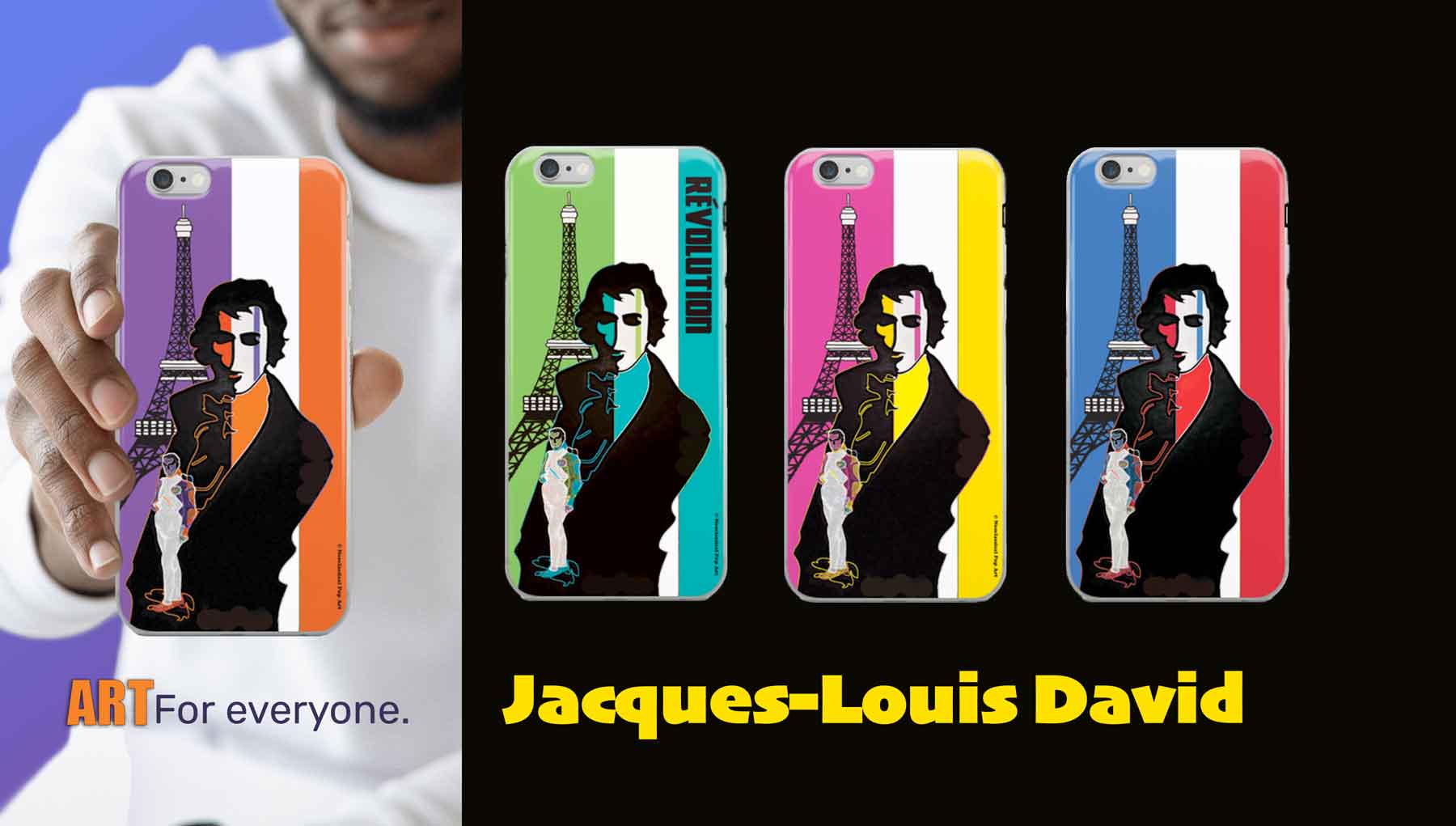 Jacques Louis David iphone cases 