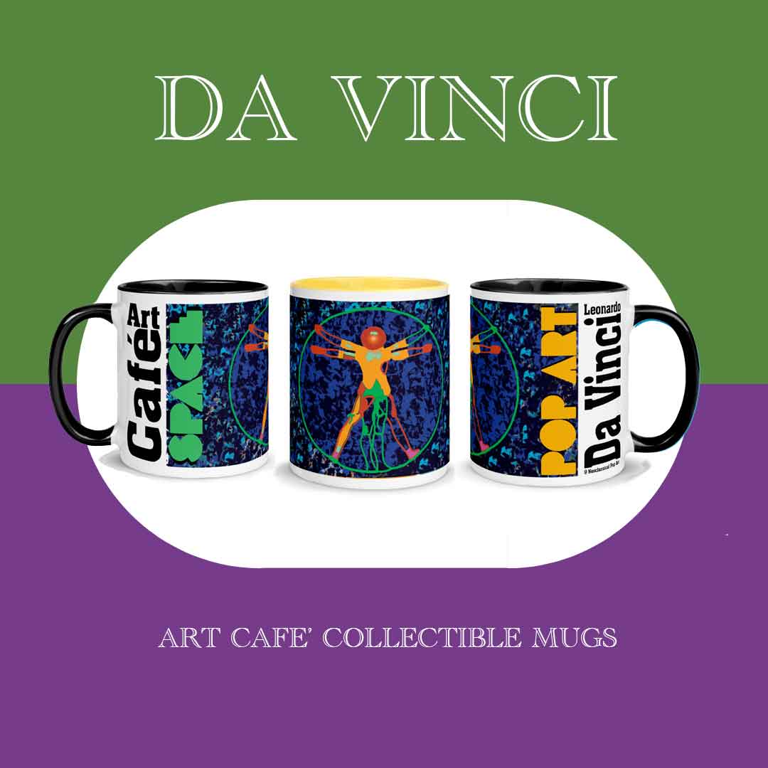 da vinci vitruvian man mug 