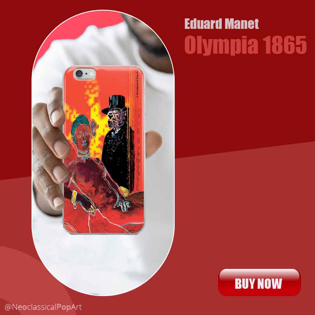 Eduard Manet Olympia iphone cases 