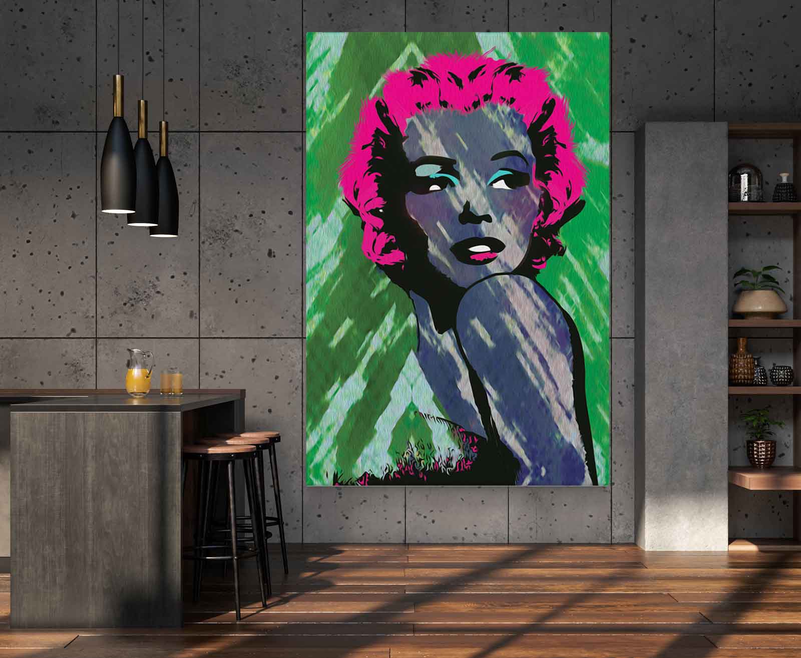 Marylin Monroe Oil on canvas 