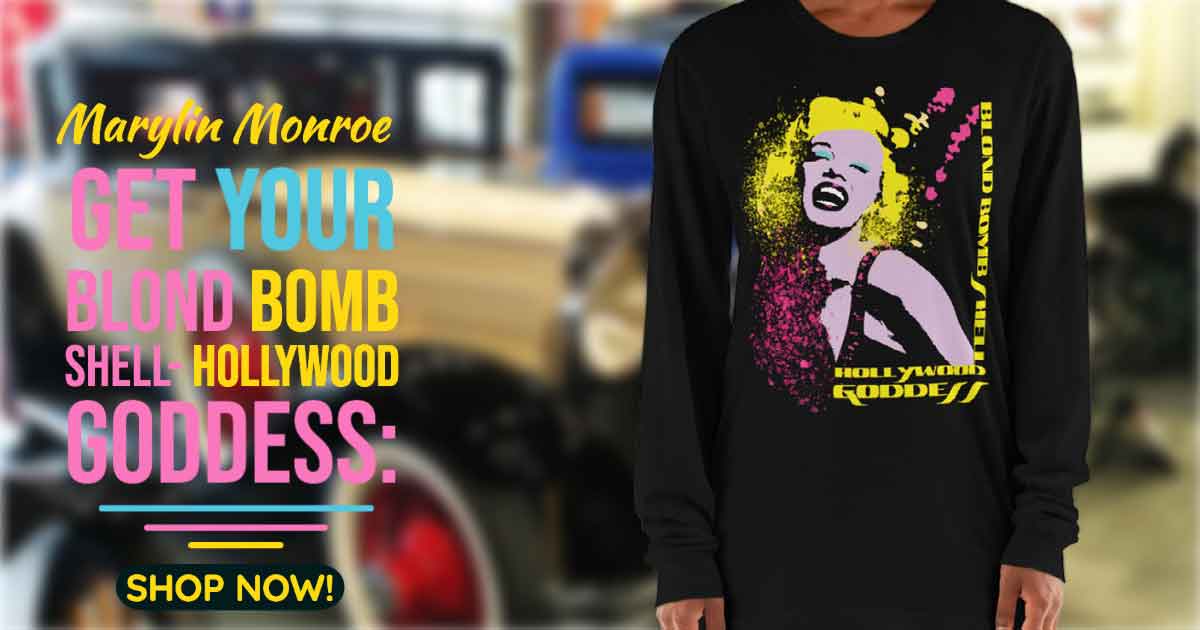 Marylin Monro Long sleeve tee