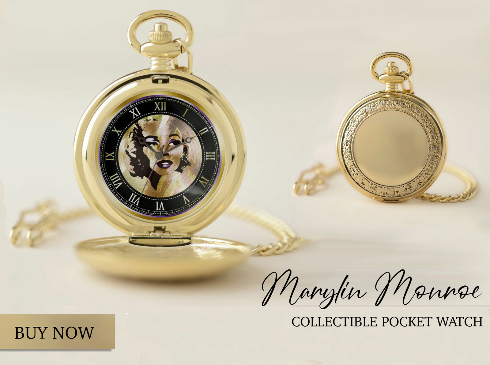 Marylin Monroe Pocket watch 