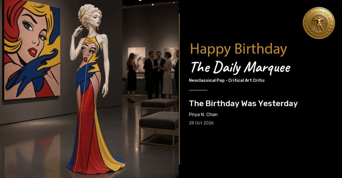 The Daily Marquee for 28 October 2026, Happy Birthday, The Birthday Was Yesterday