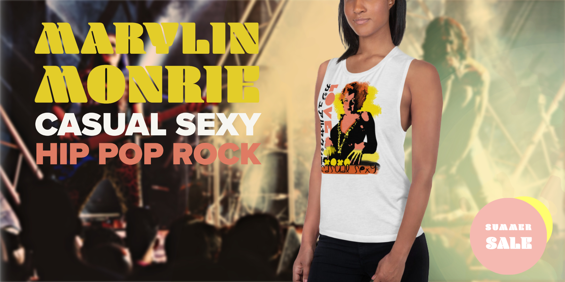 Marilyn Monroe  Japanese Casual Sexy Ladies’ Muscle Tank