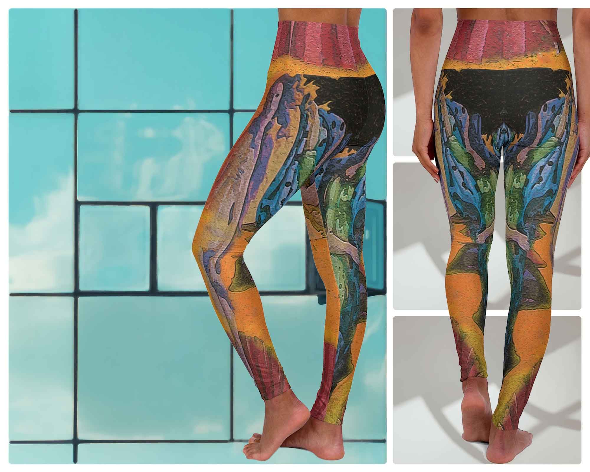 Botticelli birth of venus legging 