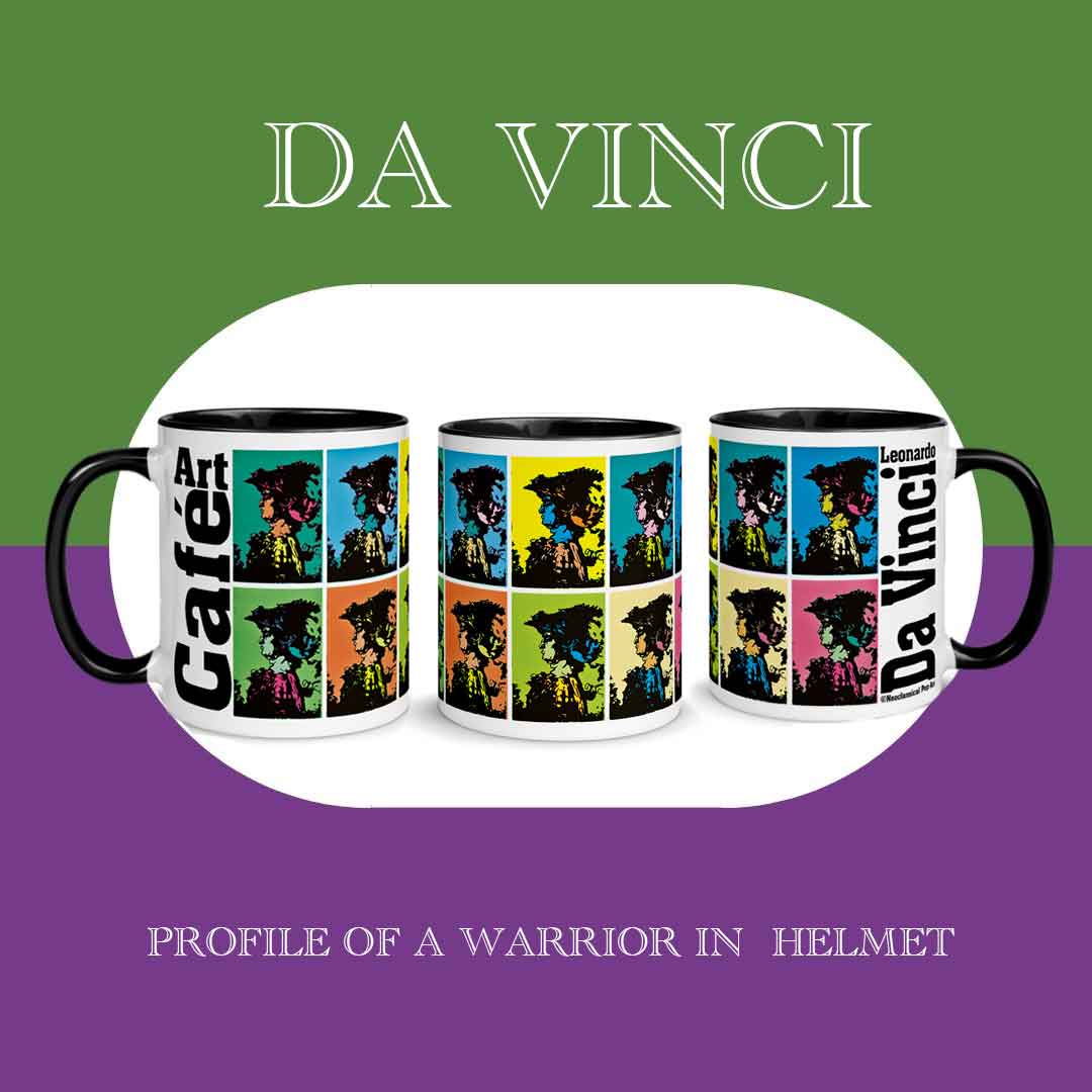 da vinci alexander the great pop art mug 