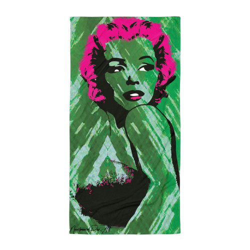 Monroe | Hot Pink Green Showgirl Towel