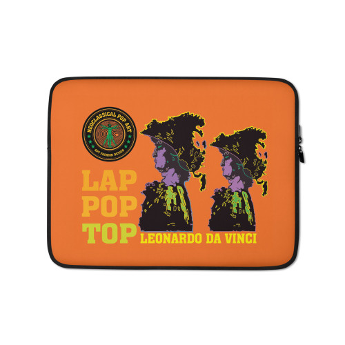Da Vinci | "Alexander in Pop Armour" Orange Yellow Purple Laptop Sleeve