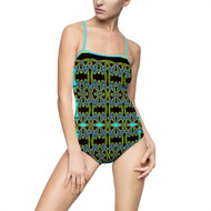 On Sale Da Vinci Cross Women's One-piece Swimsuit  by Neoclassical Pop Art