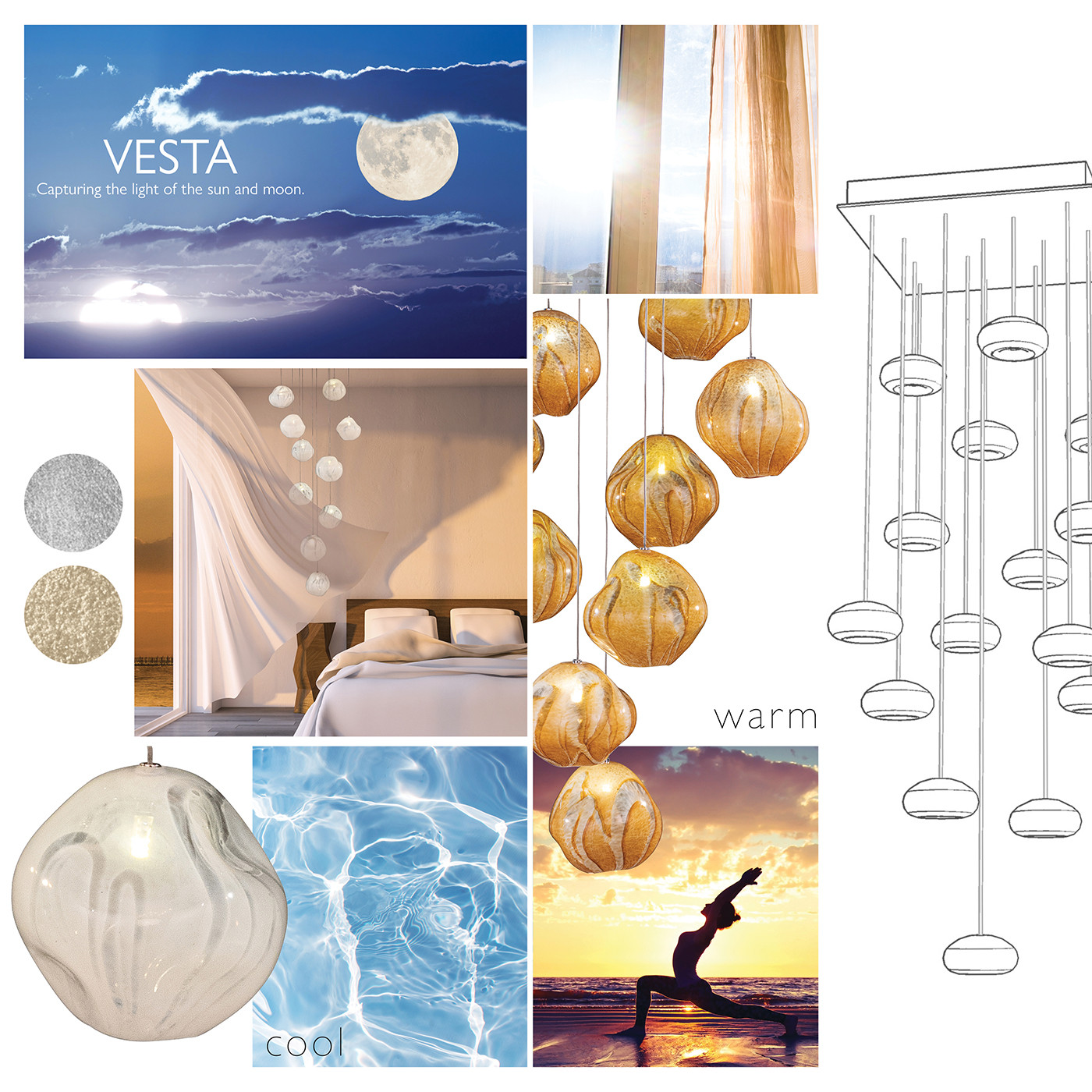 Fine Art Handcrafted Lighting Vesta Drop Light - Thumbnail 5
