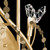 Volare 100163-7 close-up showing crystal butterfly details