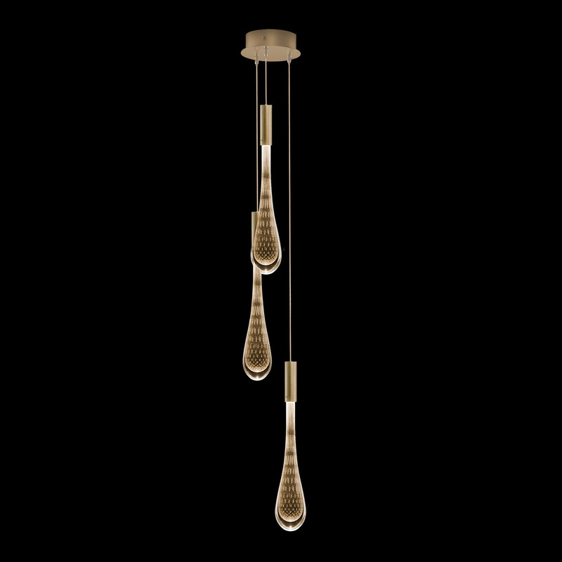 Rain 100173-6 - Ombre Bronze/Gold Glass