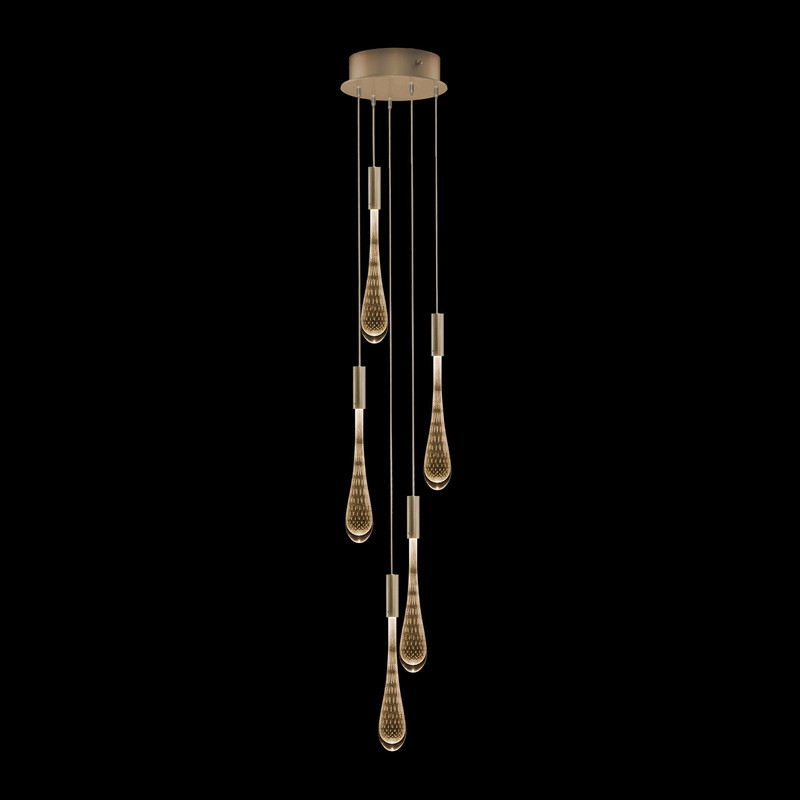 Rain 100174-6 - Ombre Bronze/Gold Glass