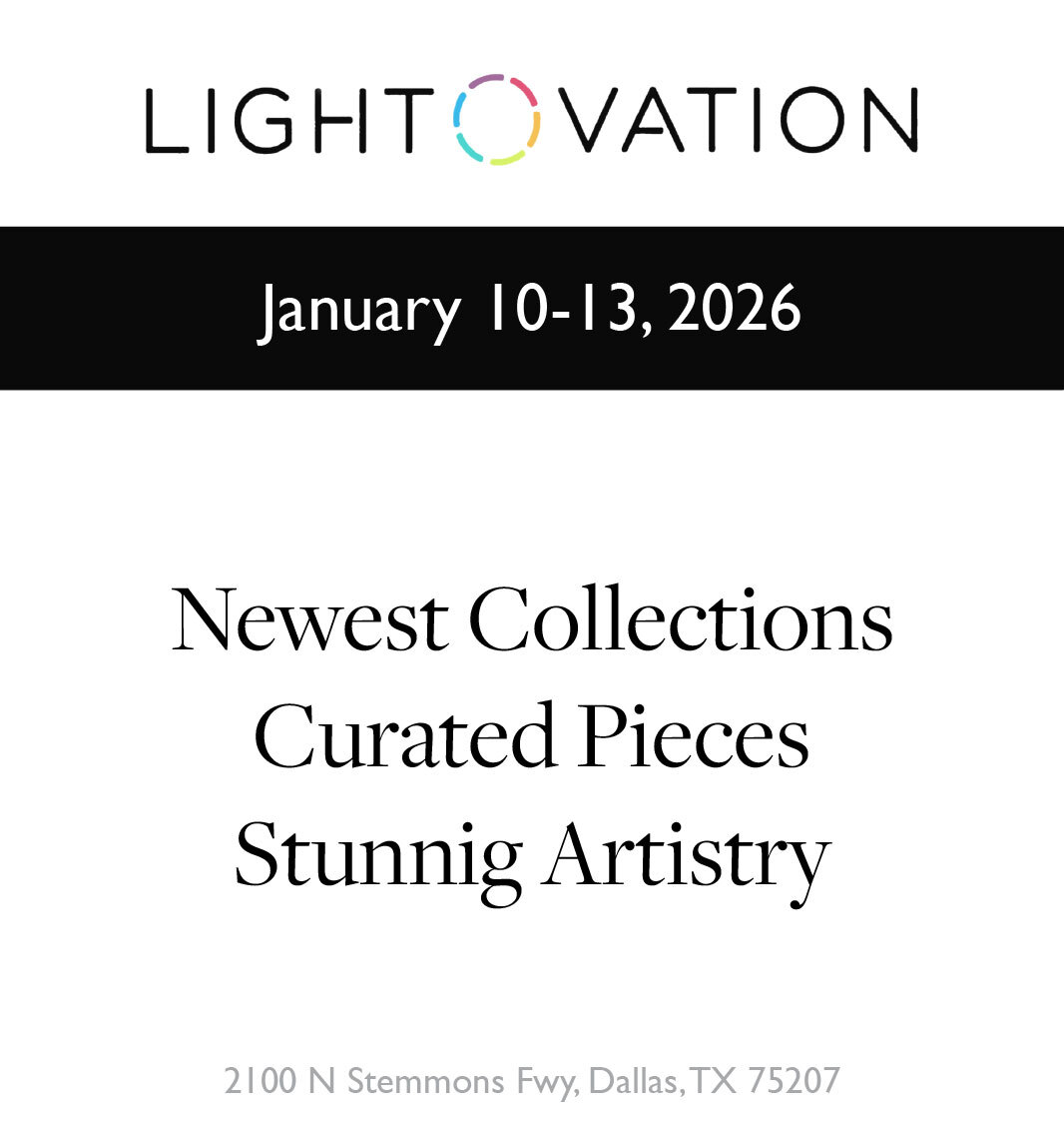 Fine Art Handcrafted Lighting HPMKT October 2025