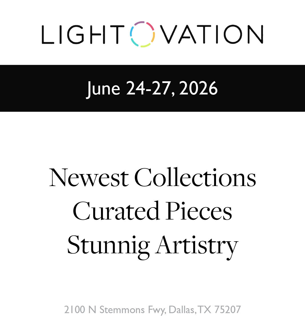 Fine Art Handcrafted Lighting HPMKT October 2025