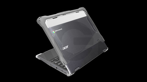 MAXCases Extreme Shell-FL for Acer R757/R757T Chromebook 11.6" (Gray)