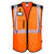 Chaleco PW3 Executive Alta de Visibilidad Naranja/Negro Portwest PW309-OBR