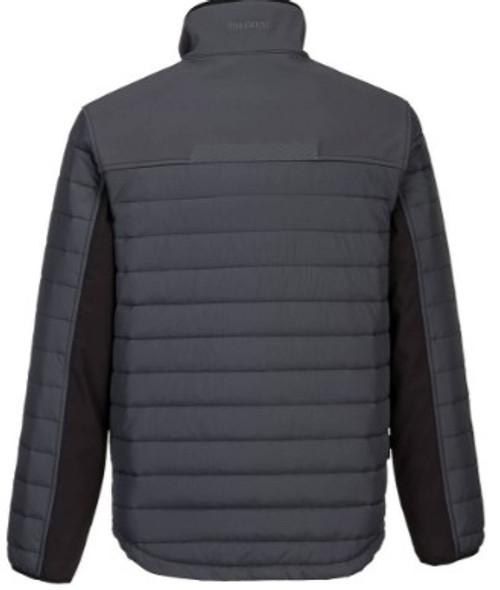 CHAQUETA WX3 HYBRID BAFFLE GRIS METÁLICO PORTWEST T752-WX3