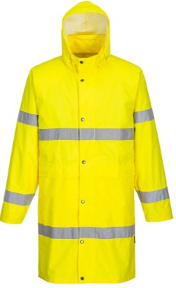 GABARDINA AMARILLA DE ALTA VISIBILIDAD 100CM PORTWEST H442-YER