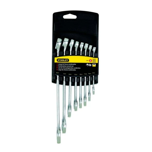 Juego Llaves Mixtas 8 Piezas 5/16"- 3/4" Stanley 88-854