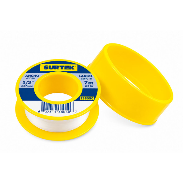 Cinta Teflon 1/2'' X 20 Mt Surtek 138050