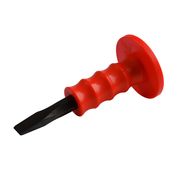 Cincel Punta Plana con Guarda Protector 5/8'' Urrea 86G-5/8