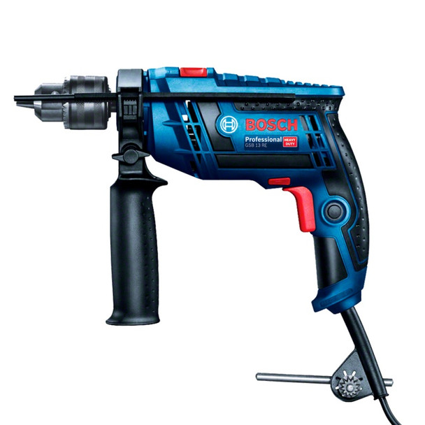 TALADRO PERCUTOR 1/2PULG DE 650W + KIT 23 ACCESORIOS (GSB 13 RE) BOSCH