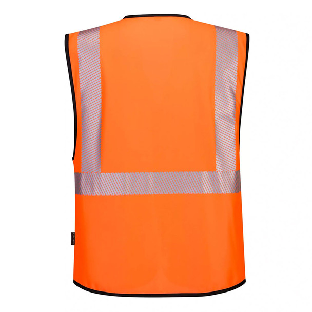 Chaleco PW3 Executive Alta de Visibilidad Naranja/Negro Portwest PW309-OBR