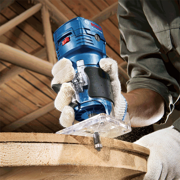 Fresadora de Palma 1/4'' Pro GKF 550 Bosch 0601.6A0.0E0