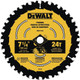 DISCO DE SIERRA 7 1/4IN 24T PARA MADERA BLISTER DEWALT