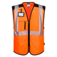 Chaleco PW3 Executive Alta de Visibilidad Naranja/Negro Portwest PW309-OBR