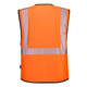 Chaleco PW3 Executive Alta de Visibilidad Naranja/Negro Portwest PW309-OBR
