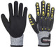 GUANTE ANTI-CORTE Y ANTI-GOLPES GRIS/NEGRO PORTWEST A722-G8R