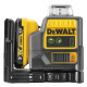 NIVEL LÁSER VERDE 2X360 PRECISION 0.3MM/M 15MT Dewalt DCE0811D1G-QW