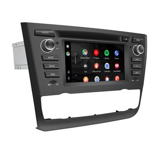 BMW E88 Stereo Upgrade BMW 1 series E82 E81 Retrofit 6.2 inch Double Din Radio Wireless CarPlay Android Auto Mirror Link 4G Wi-Fi Reverse Cameras Navigation Bluetooth Music Google Maps