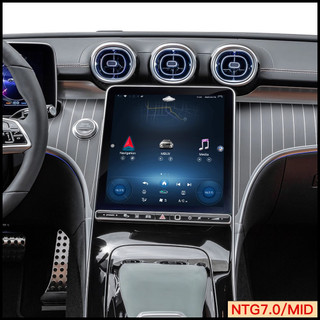 Android Auto Adapter for Mercedes C Retrofit 11.9in MBUX C180 C200 C220 C300 C350 C400 C43AMG C63AMG Wireless Apple CarPlay Netflix Full Screen Mirroring 4G Internet Wi-Fi Connect Internet Social Media Streaming