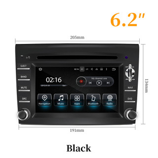Apple Carplay For Porsche Boxster 987 Radio Screen Upgrade OEM Replacement Double Din Head Unit Support BT DVD RDS FM AM Wireless Android Auto Black Plug and Play Installation 2005-2012  Amazon Prime Video Tubi ReeIShort Scoopz Pluto TV Google Play