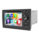 Audi A4 S4 B5 B7 Sereo Upgrade Android Auto DVD Player Full Screen GPS Navigation Double Din Mirror Screen Support  Android 13 Radio Display AUX Head Units Apps Netflix Spotify Youtube Tiktok