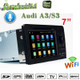 Radio Audi A3 8P Apple CarPlay Android Screen GPS Navigation FM/AM RDS BT AUX SAV IN-DASH 2 Din Head Unit Backup Cameras Full Screen Installation Games Music Movies TV Netflix Spotify Youtube Google