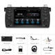 Hualingan Premium 7" Android Touch Screen Head Unit for BMW E46 M3 3 Series (1998-2005) - Wireless Apple CarPlay & Android Auto, Snapdragon 665 8-Core, 4GB RAM, Plug & Play Steering Control, GPS, Bluetooth 5.0