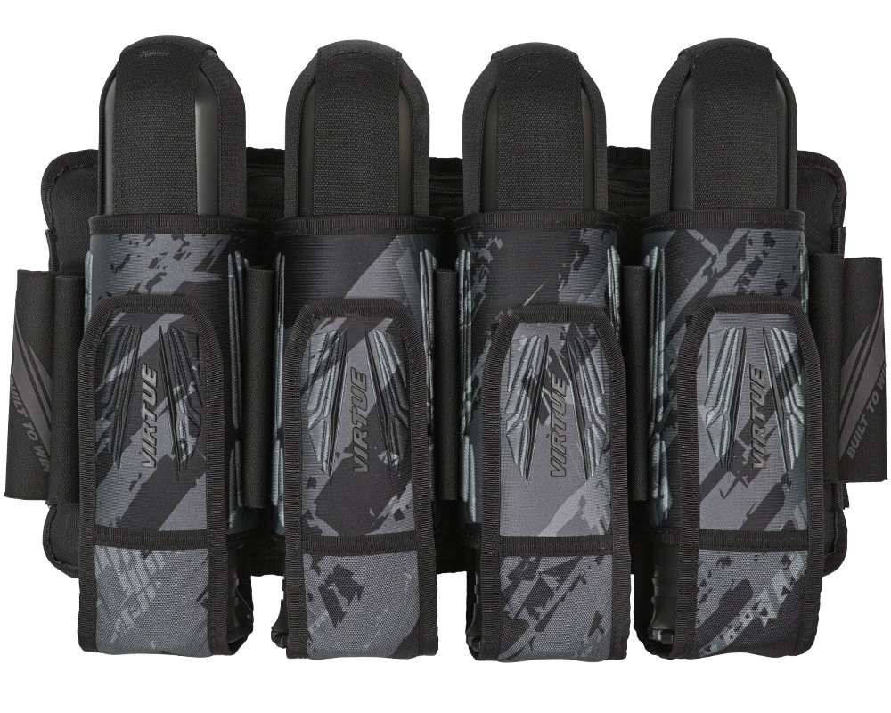 Pack De Pods Paintball Virtue Elite (4+7) Avec Brosse, Motifs Camouflage Réalité
