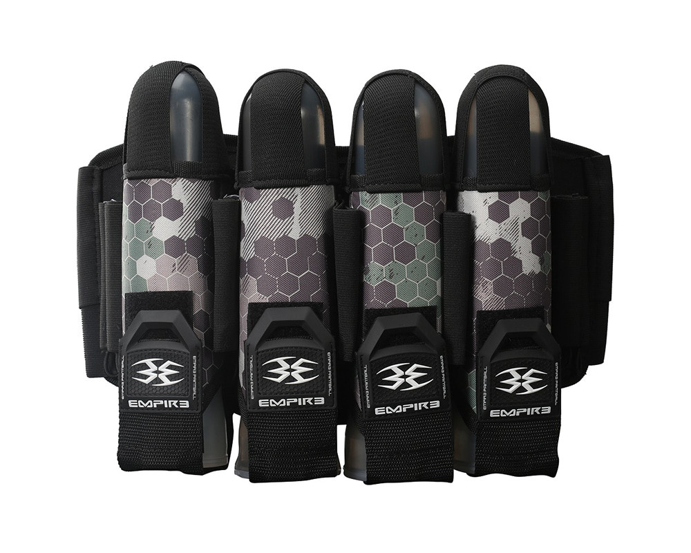 Harnais Paintball Empire 4+3 – Noir/Bleu – Taille Petit/Moyen