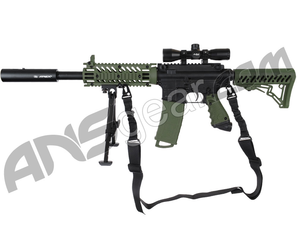 Tippmann TMC Long Range Paintball Gun Package Kit