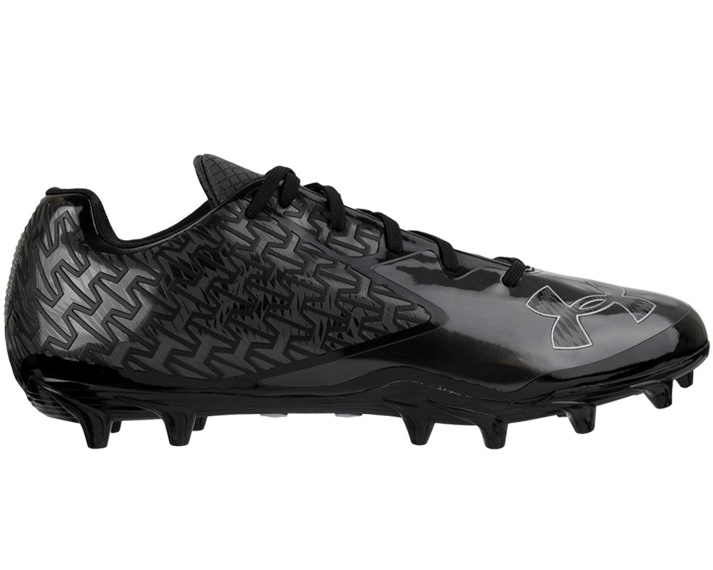 Under Armour Nitro Low MC Paintball Cleats Black/Charcoal