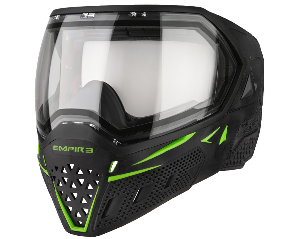 Empire EVS Paintball Mask w/ 1 Lens - Black/Lime Green