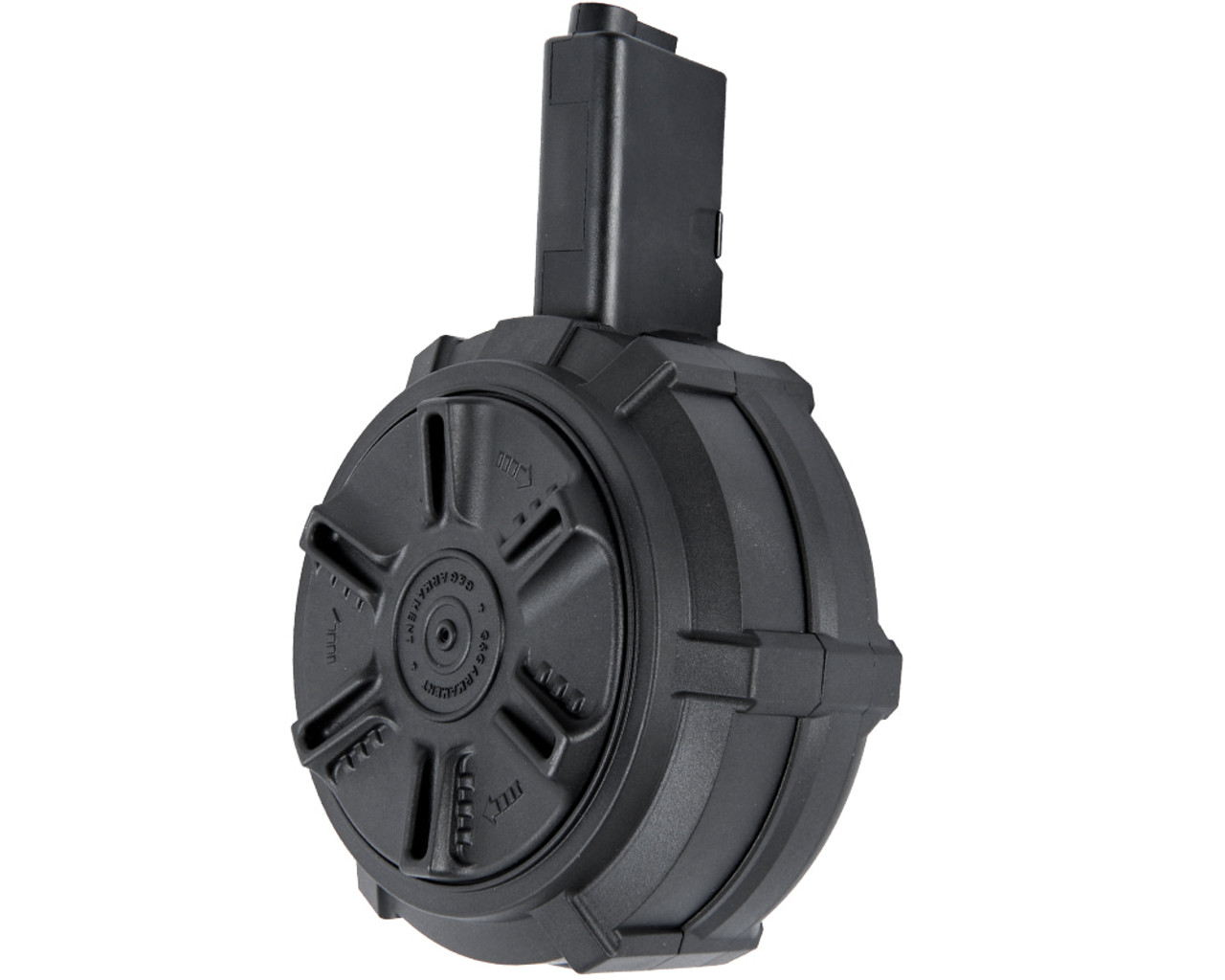 G&G ARMAMENT ARP 9 Drum Mag 1500R 9mmタイプ G&G Armament ARP 9/PCC 9 1500 Round Drum Magazine - Black (G
