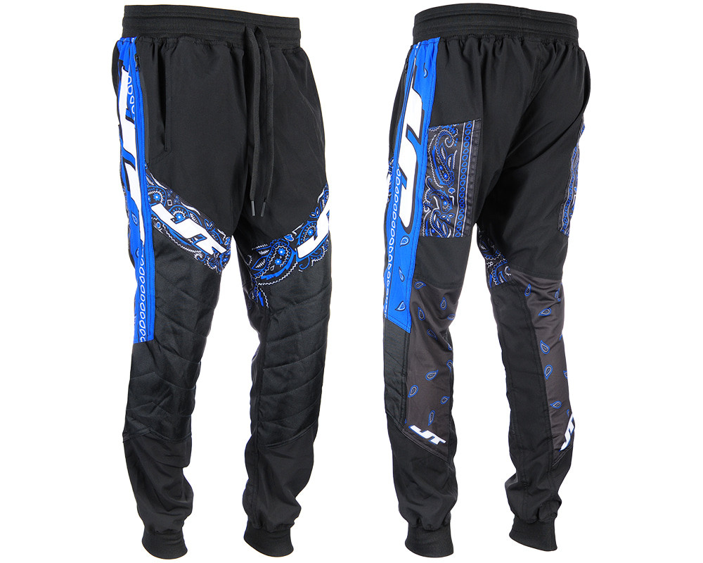 JT Ground Pounder Jogger Paintball Pants Bandana Blue